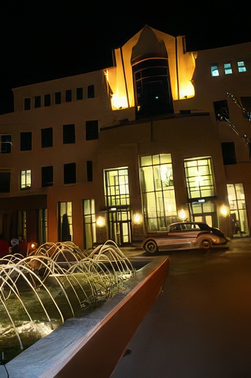 Venue at night
